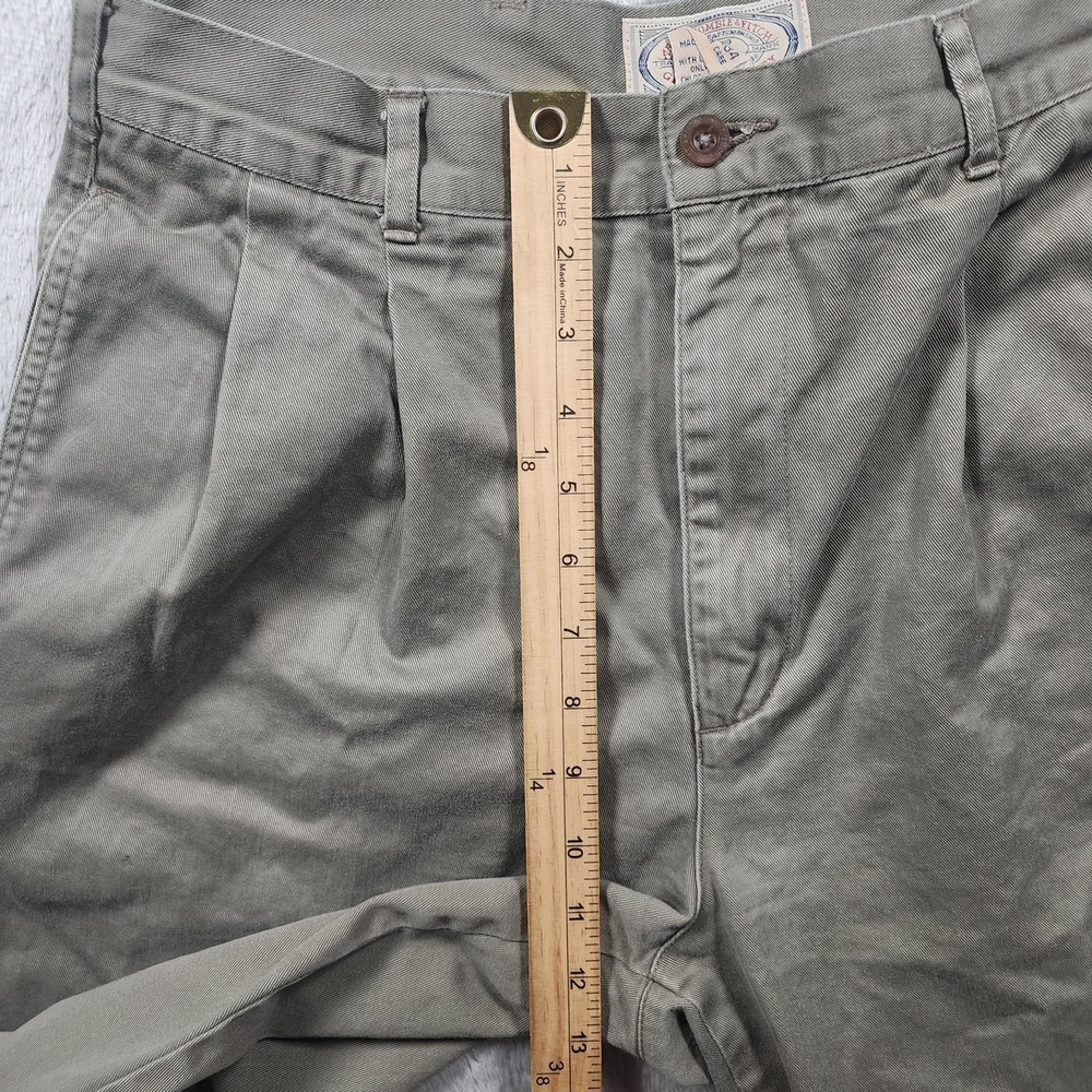 VINTAGE Abercrombie & Fitch Pants Mens 32x32 (Fits 29x33) Khaki Chino Casual - Picture 6 of 12